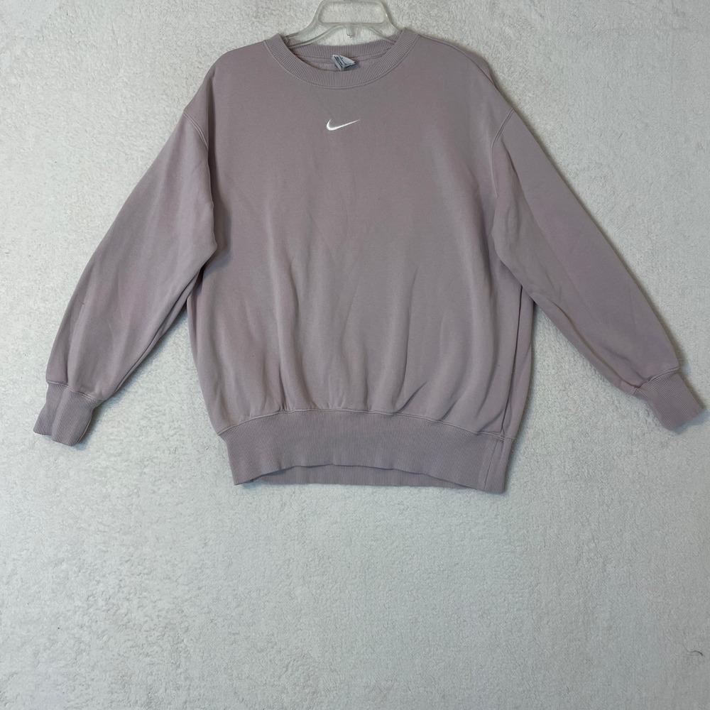 Nike Sportswear Fleece Crewneck Sweatshirt Lavender DQ5733-019 Small
